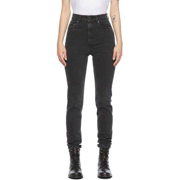 Won Hundred Marilyn B Jeans Size 30/32 US 8 Womens Gray $180 - Picture 1 of 16